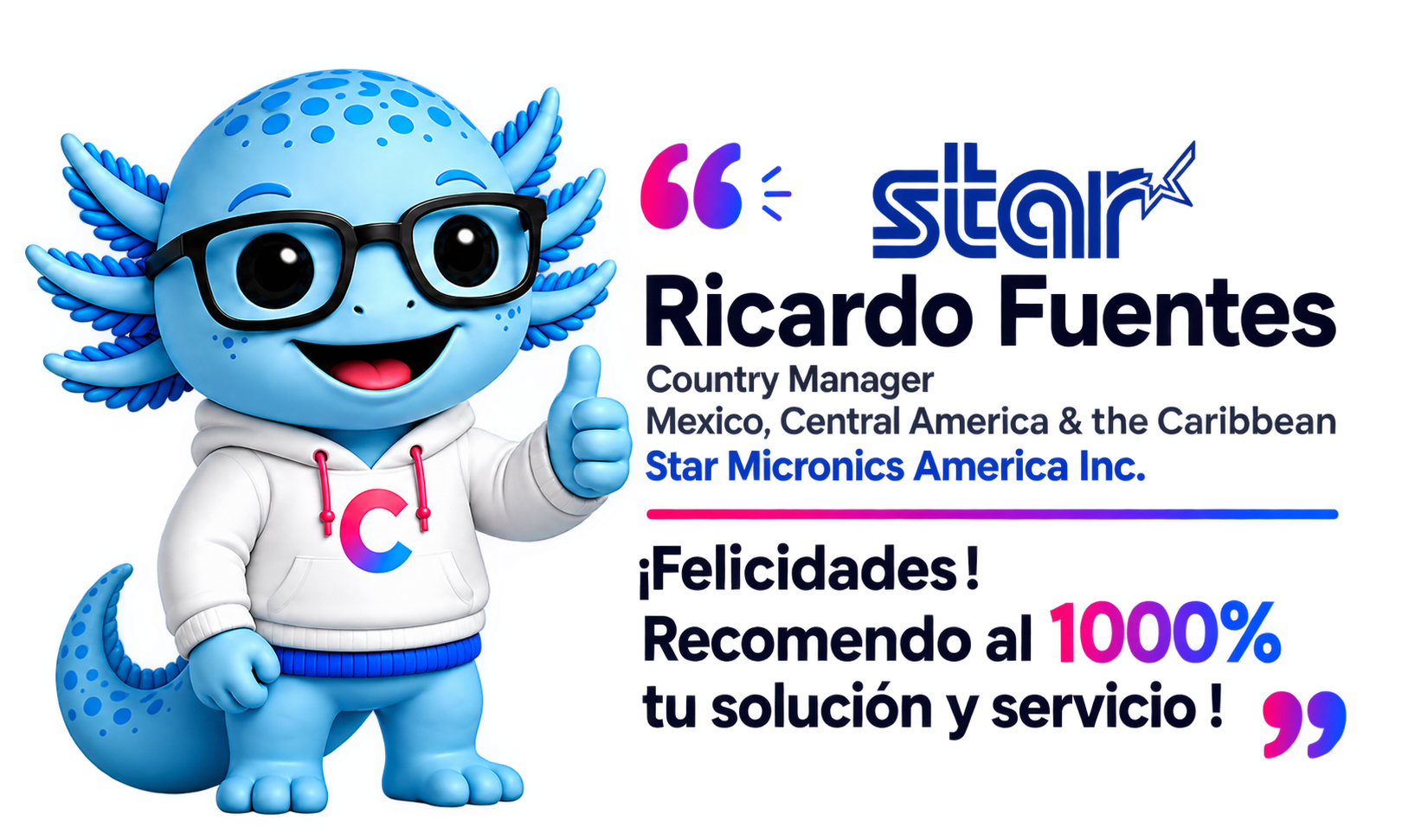 Testimonio Star Micronics
